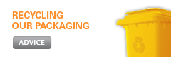 Recycle of ourpackaging. Consult