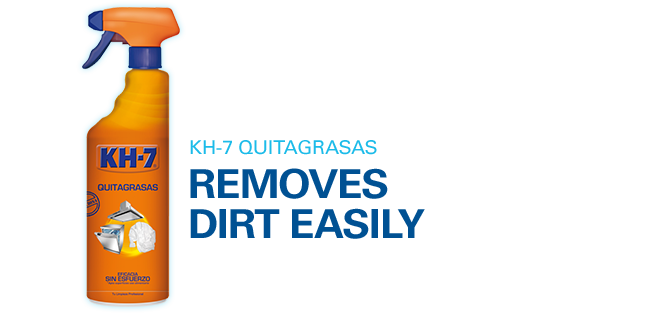 KH-7 Quitagrasas: It removes dirt easily