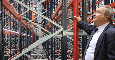 Josep Maria Lloreda en el nuevo almacén
